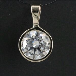 14k Yellow Gold 1ct Diamond Pendant